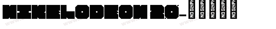nikelodeon 20字体转换